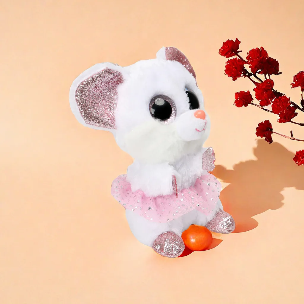 Baby Accompany Cow Otter Duck Penguin Cat Plush Mouse Wearing Ballet Dress Mouse Plush Toy Soft Mouse Toys for Kids