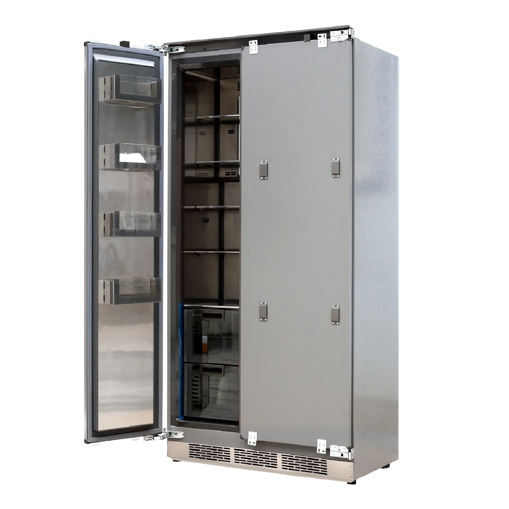455L Home Refrigerator No Frost A+ A++ Bottom Freezer Double Door Fridge With Water Dispenser