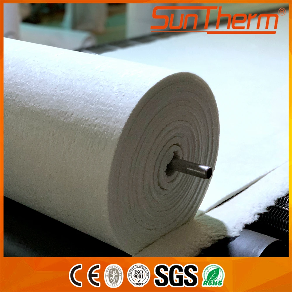 Фабричное теплоизоляционное покрывало из керамического волокна 1260C, покрывало из керамического волокна