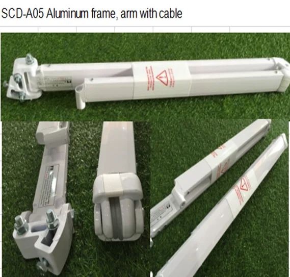TUV Certificated Aluminum Retractable awning accessories Arm awning components parts retractable awning parts