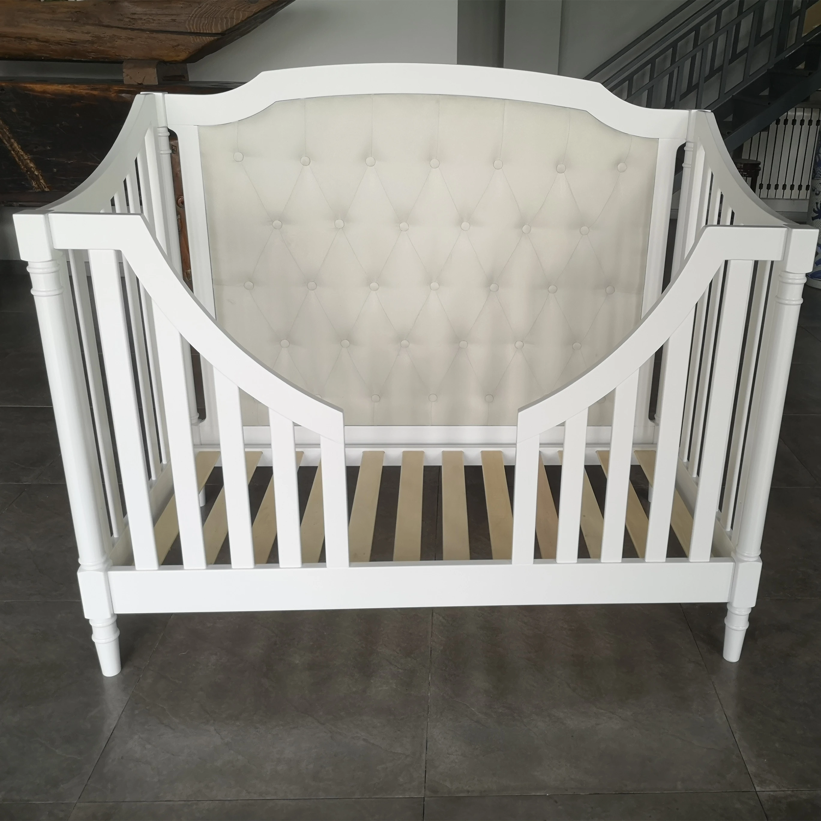 luxury baby cribs kids bed with slide/bed  New Zealand pine wood, Europe / USA style