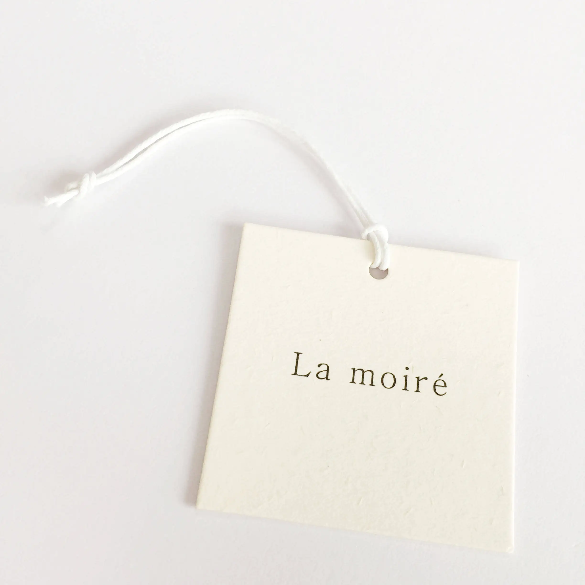 Luxury Custom Clothing Tags Labels Hang Tags Square White Hanging Tag For Clothing/Shoes/Underwear/Garment /Socks