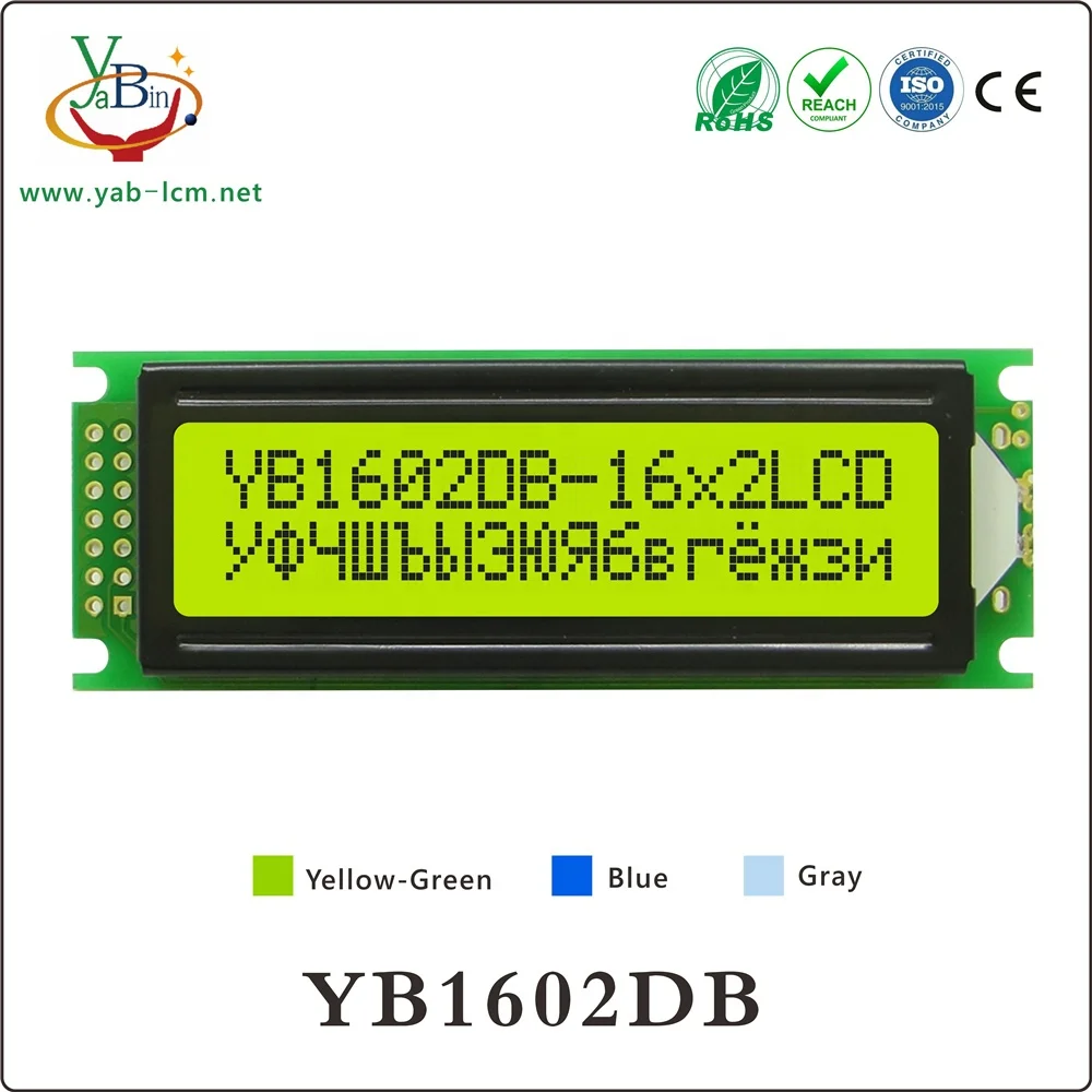 Blue, Negative Mode ,Mono Lcd 16X2 Character lcd  Display (Size:85*30*12 Mm)