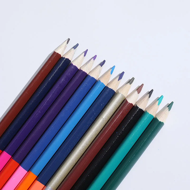 Набор двухсторонних цветных карандашей для рисования