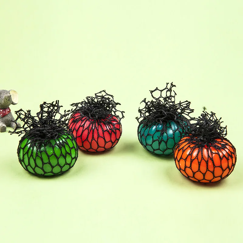 Stress Relief Squeeze Grape Balls TPR Fruit Cute Grape Ball Stress Ball
