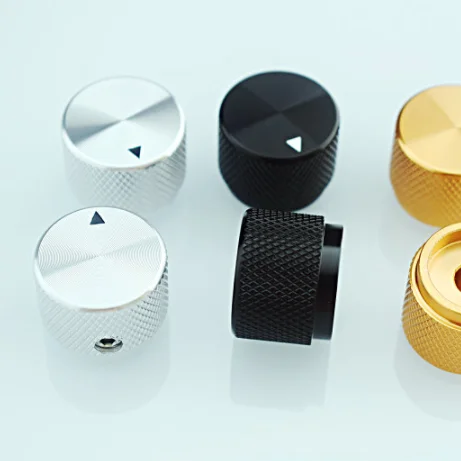 High quality aluminum electronic components Volume knob Aluminum anodizing
