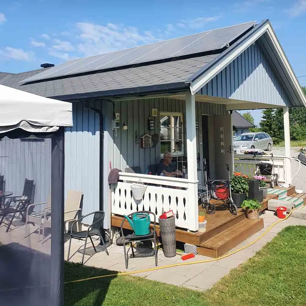 6kw220V All in One Solar Panel System Roof Mounting Lithium Batteries For Solar Photovoltaic Systems 48V For Home