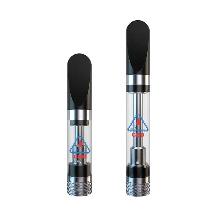 2020 trendy quality products ceramic coil cbd oil glass disposable cbd vape cartridge