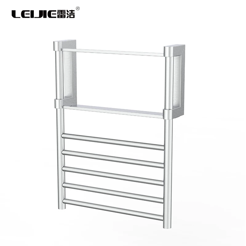 2022 Popular Product High Quality Electric Towel Warmer Rail Brushed Stainless Steel Towel Heater rack