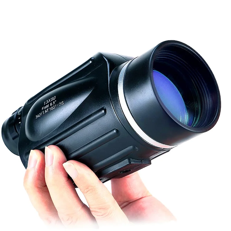 Монокуляр GOMU 13X50, водонепроницаемый HD мощный телескоп, окуляр для наблюдения за птицами, с дальномером, для охоты на открытом воздухе