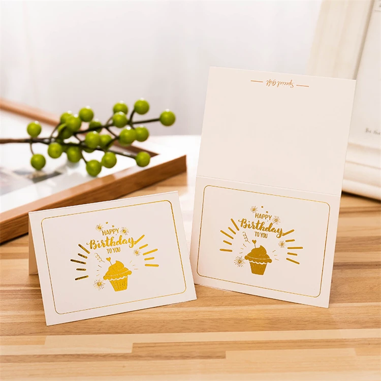 Cheap customized gold foil wedding invitation greeting gift paper card