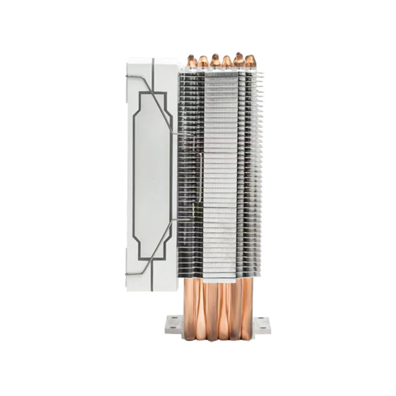 2-Way Mirror Style CPU Argb Fan 120mm 3Pin/4Pin Copper Pipe Heatsink High Performance Heat Pipe Lighted CPU Air Cooler Fan