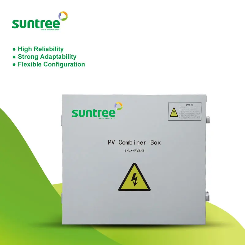 Suntree 8 String input 8 out Waterproof DC String Box Junction Combiner Boxes for Solar Photovoltaic System