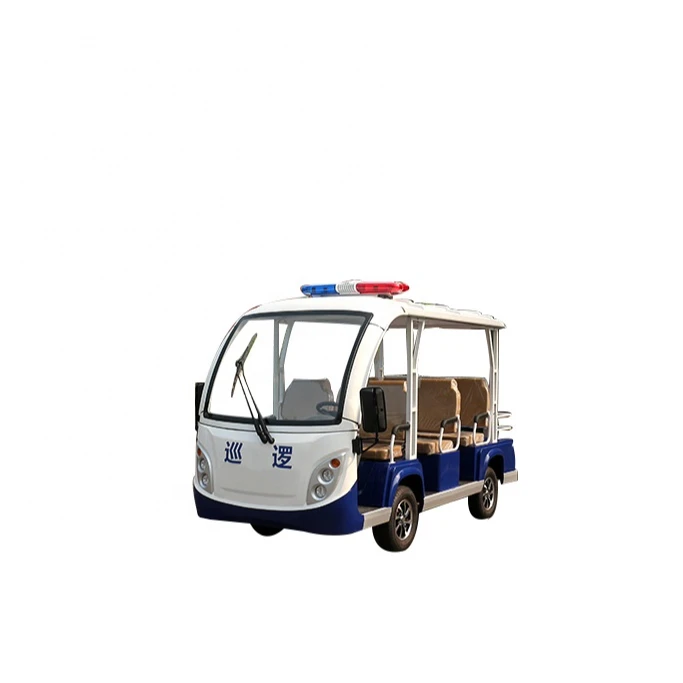 Hot sale battery powered electric patrol car electric sightseeing bus for wholesale