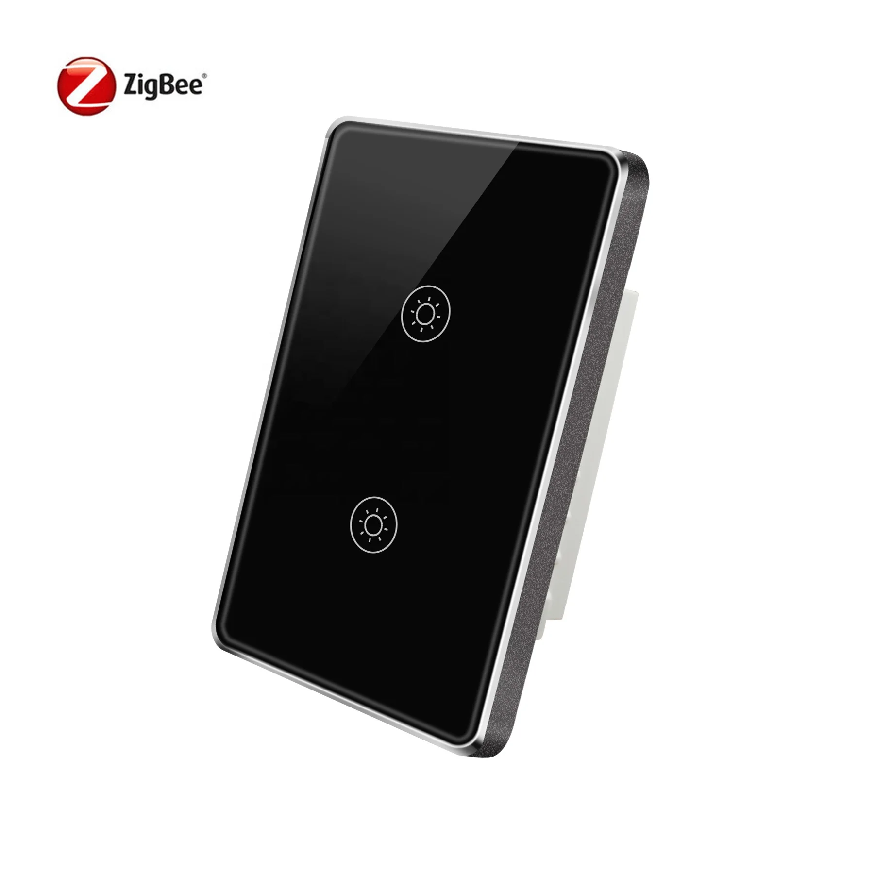 Умный настенный выключатель UEMON Smart Home US Tuya Zigbee со стеклянной панелью, с возможностью нанесения индивидуального логотипа