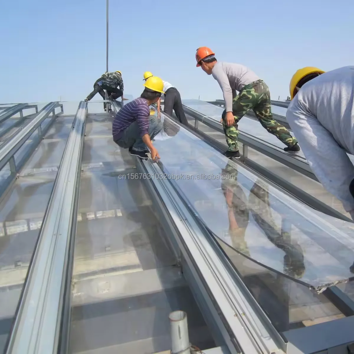 Manufacture Sale Clear Heat Insulation Polycarbonate Solid sheet 10mm For Sunroom Warehouse