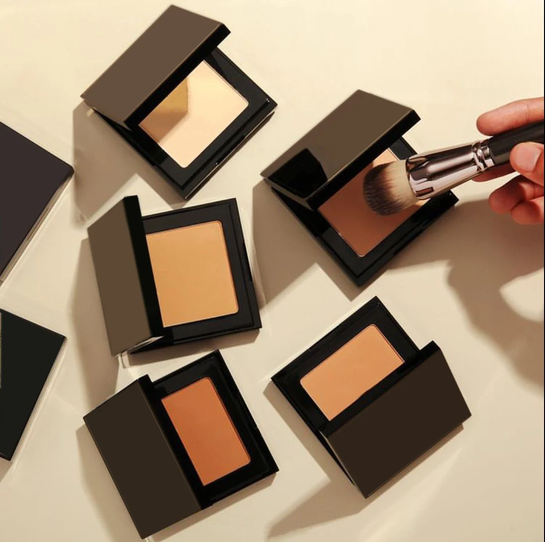 Custom Logo Makeup High Pigmented Compact Powder Long Lasting Waterproof Oem Private Label contouring Pressed Powder bronzer