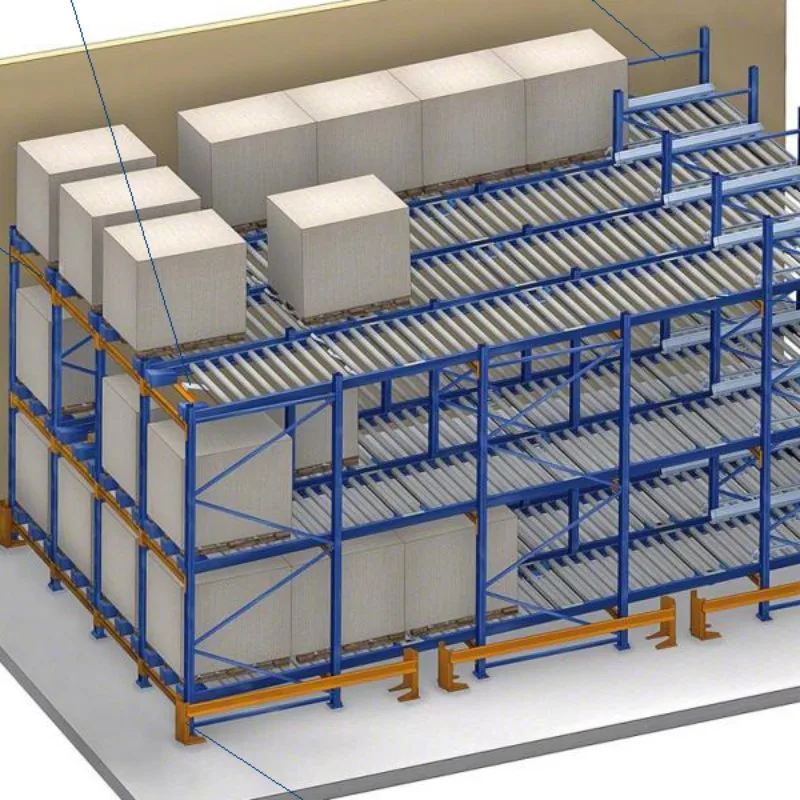 Shelf Pallet  Warehouse Storage Steel  Racking Gravity Pallet Racking for Factory Shelf ISO&CE