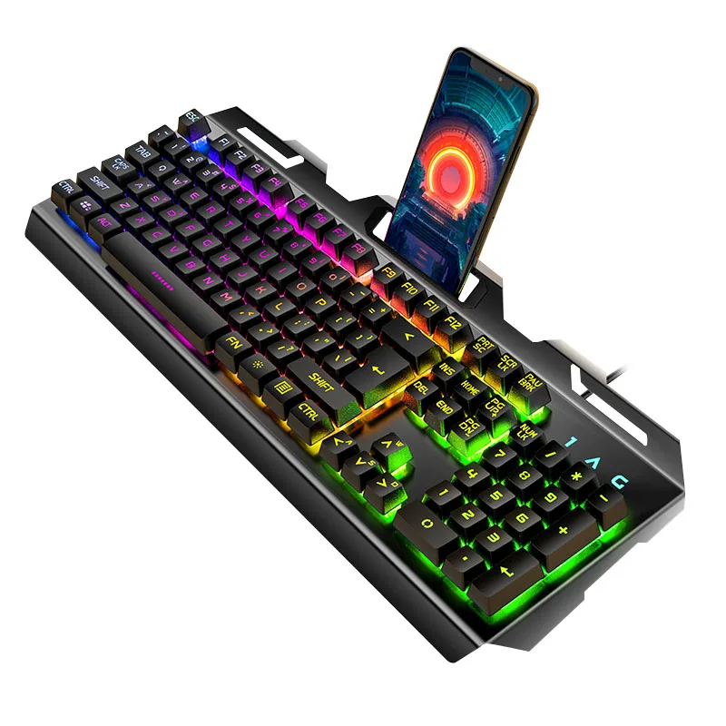 Мультимедийная клавиатура LANGTU V2 проводная игровая на