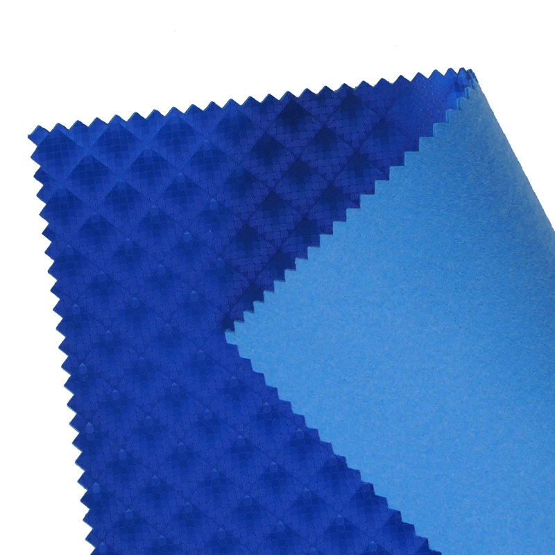 jinjiang Embossed Pu Faux Leather Iridescent Vinyl Material Thermochromic with high quality