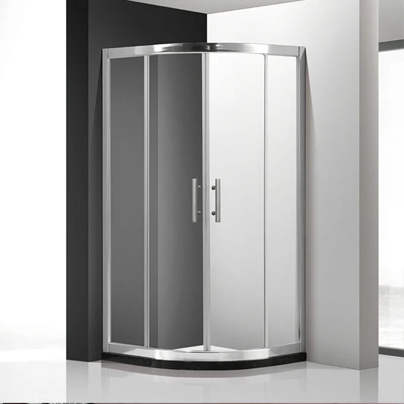 Good supplier hotel swing shower room screen round shower enclosure portable bath cabin door