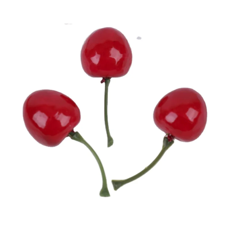 Fake Artificial Cherry Fruit Ornaments Wedding Festival Home Table Decor