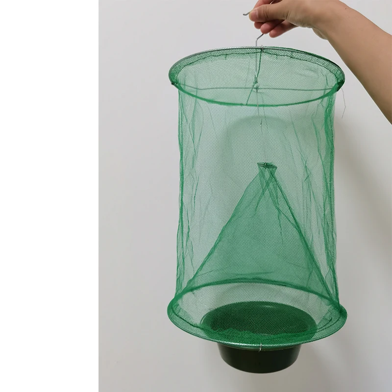 Портативная подвесная многоразовая приманка для еды, клетка для ловли мушек, сетка для ловли мушек