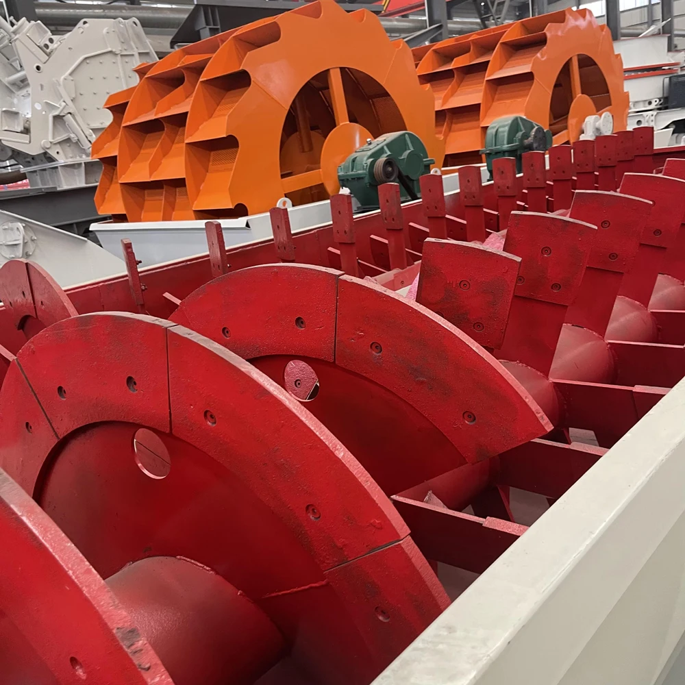 Double Spiral Sand Stone Washer , Twin Screw Spiral Wheel Silica Sand Washer