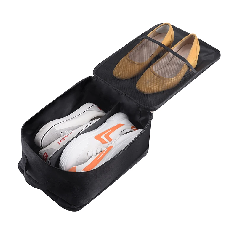 Fashionable oxford fabric travel shoe storage bag foldable shoes organizer for clothes socks