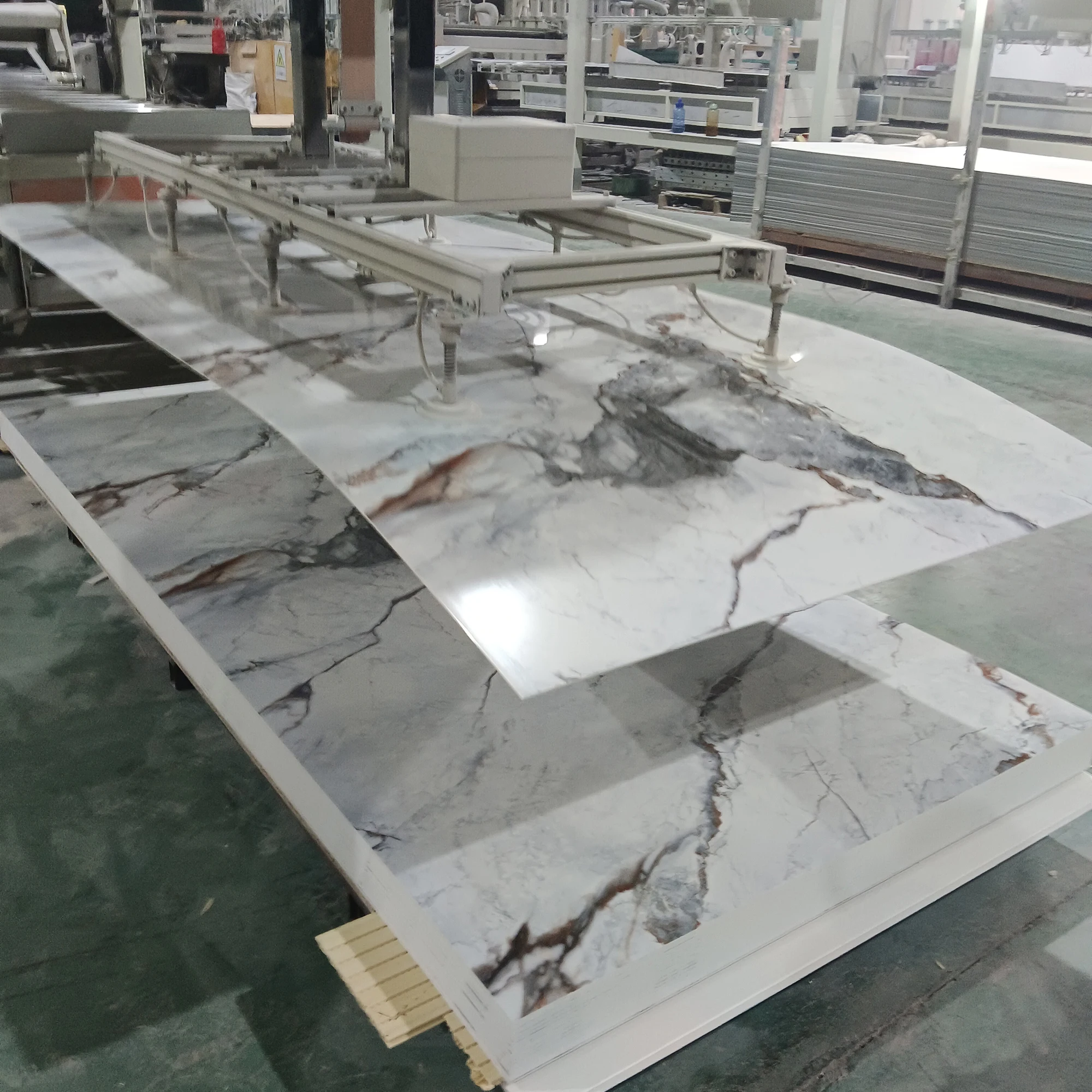 High-performance decoration marble alternative pvc sheet pvc wall panel marble