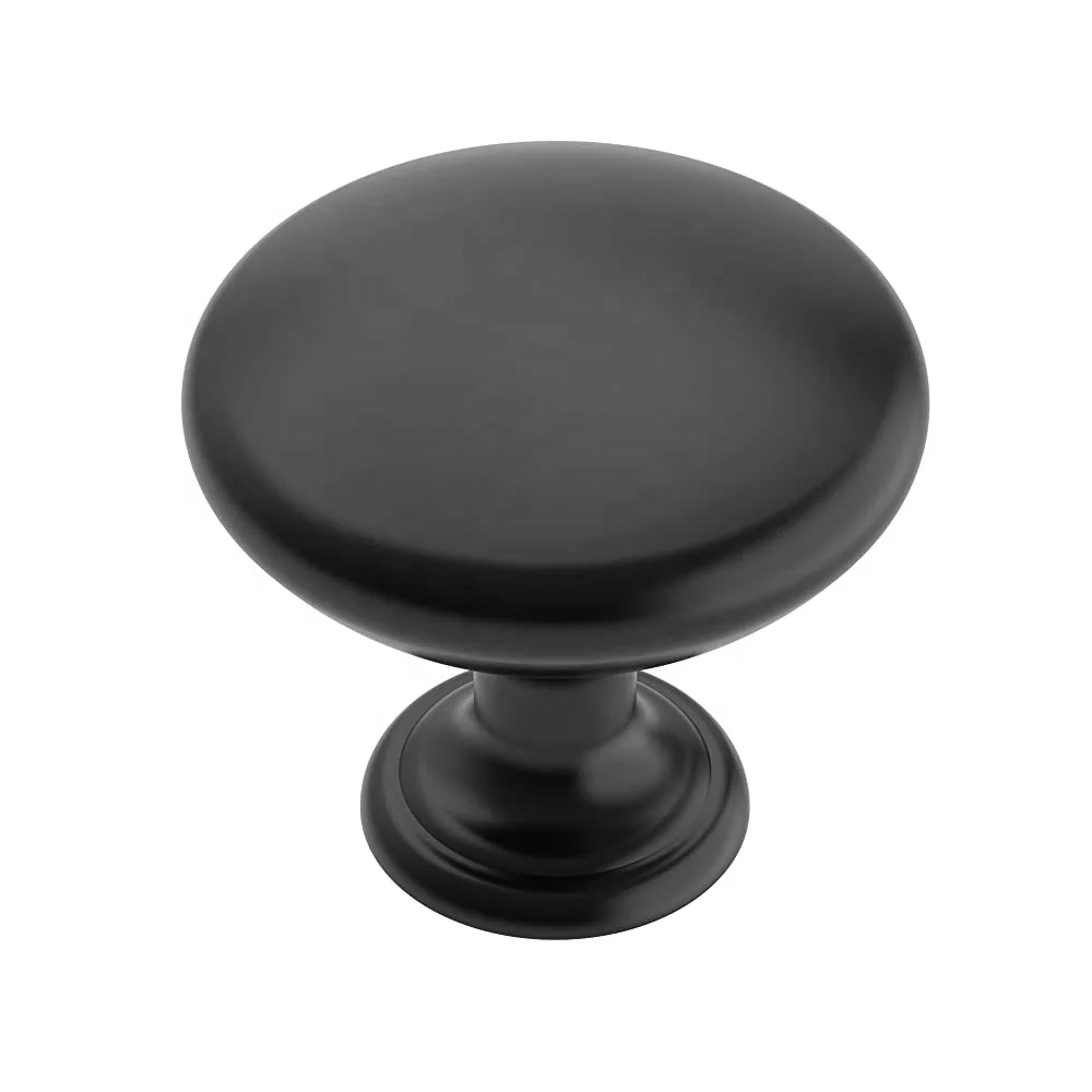 Oil Rubbed Bronze Furniture Round Knob Zinc Alloy Kitchen Cabinet Knobs 1145