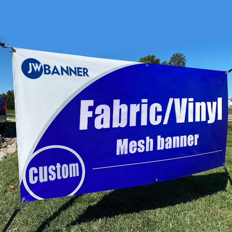 Fast Shipping Custom Printed Outdoor Advertising Vinyl Banner Large Size PVC Mesh Banner Custom Sports Event Vinyl Banner