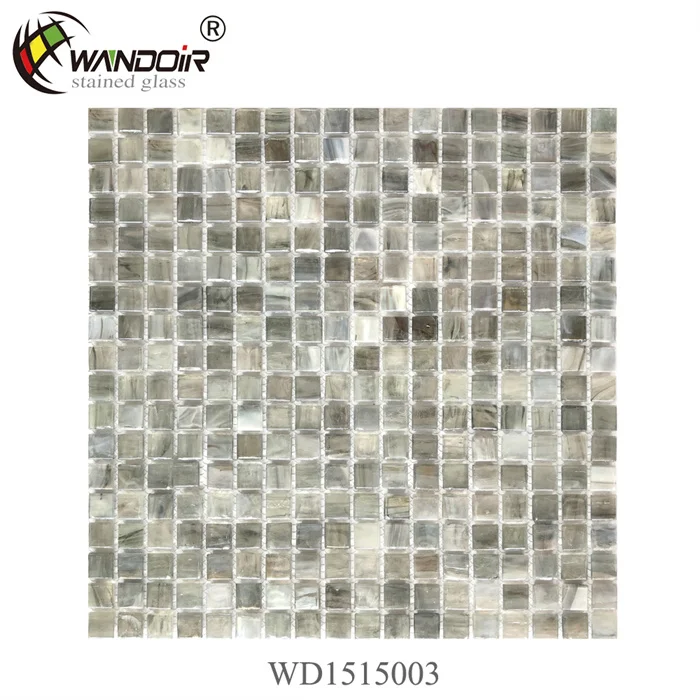 10-Pack Square Shell Glass Mosaic For Kitchen Backsplashes Bathroom Walls Spa Pool Tiles