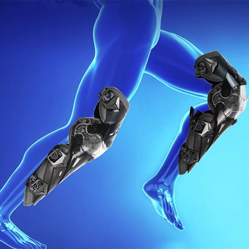 Motorcycle Knee Protection Anti-collision Motocross Knee Protector Guard MTB  Protective Gear Kneepad Moto Knee Brace Support