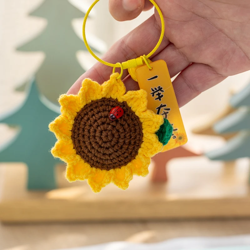 Creative New Knitted Keychain Pendant Cute Fruit Design for Maternity Sewing & Weaving Toys