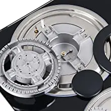 220 V  gas hob 5 burner gas stove built in five gas burner glass cooking bench black LNG rv cooker cooktop kitchen kitchenware