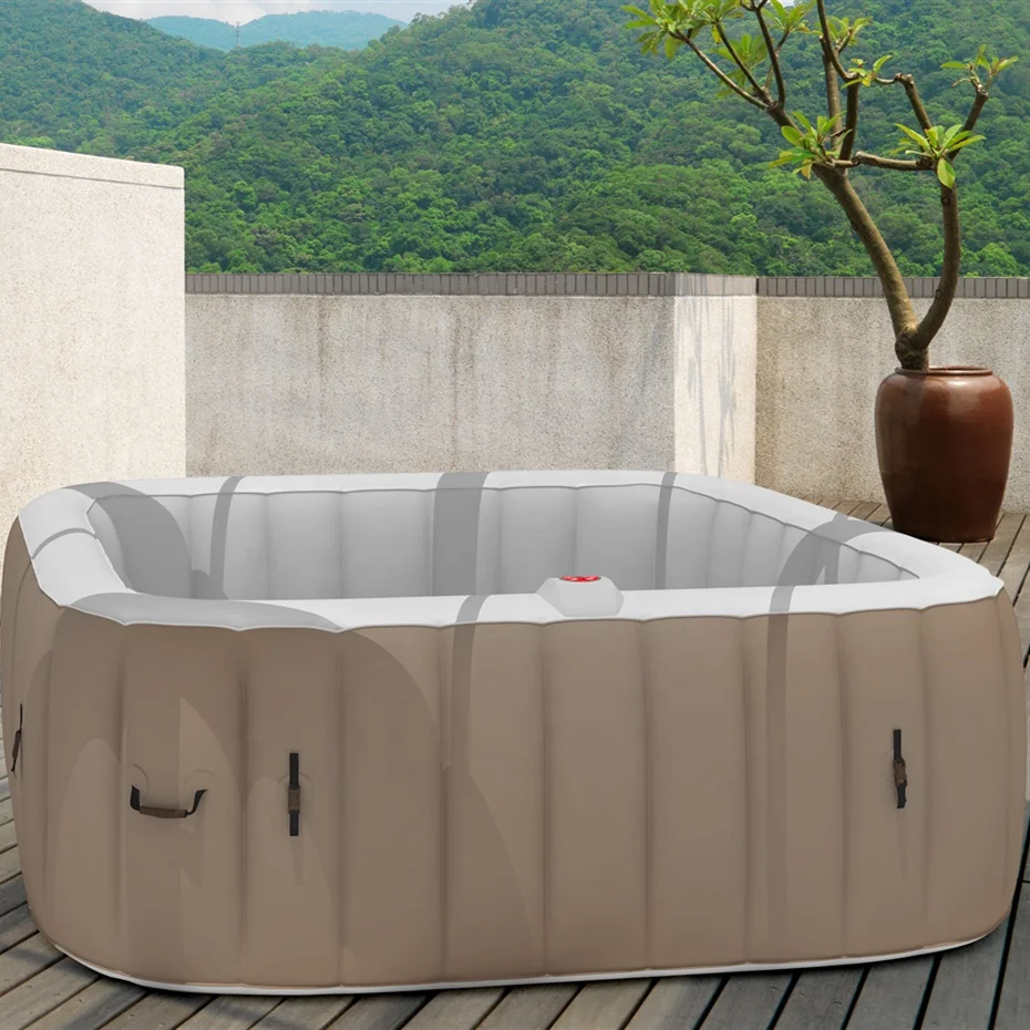
Outdoor Portable 220v inflatable spa hot tub for 6 person 