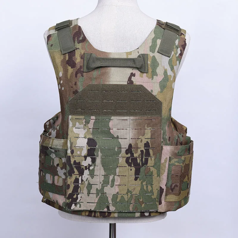 High Quality Tactical Camouflage Quick Release Vest - with MOLLE System - with EVA Pad - US Plus Size Protective Vest