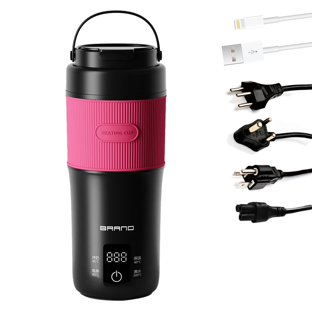 400ml Smart Kettle Water Boiler Electric thermos cup Hot water kettle With Type C connection Perfect for Dormitory, Home, Travel