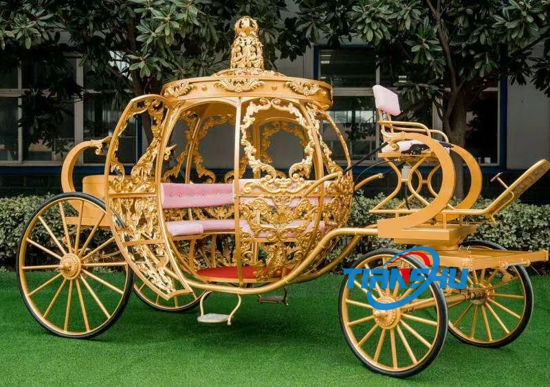 Dreamy Princess coach electric pumpkin carriage wedding cart automatic wedding carriage on sale