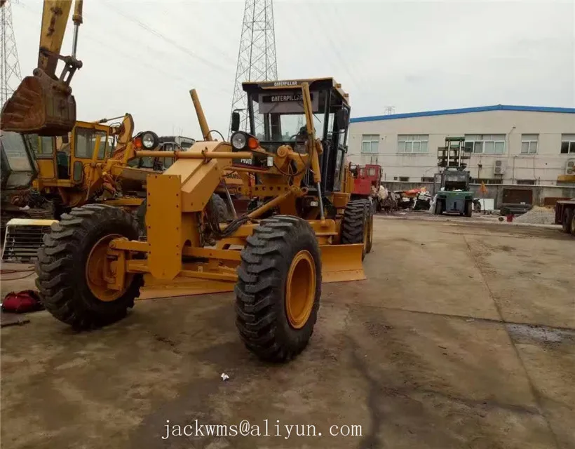 подержанный мотор грейдер Знаменитый бренд Caterpiller 140H с запасными частями для