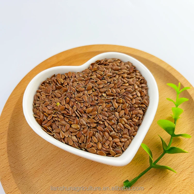 Factory Wholesale Bulk Brown  Flax Seeds Whole Organic Flax Seed Price