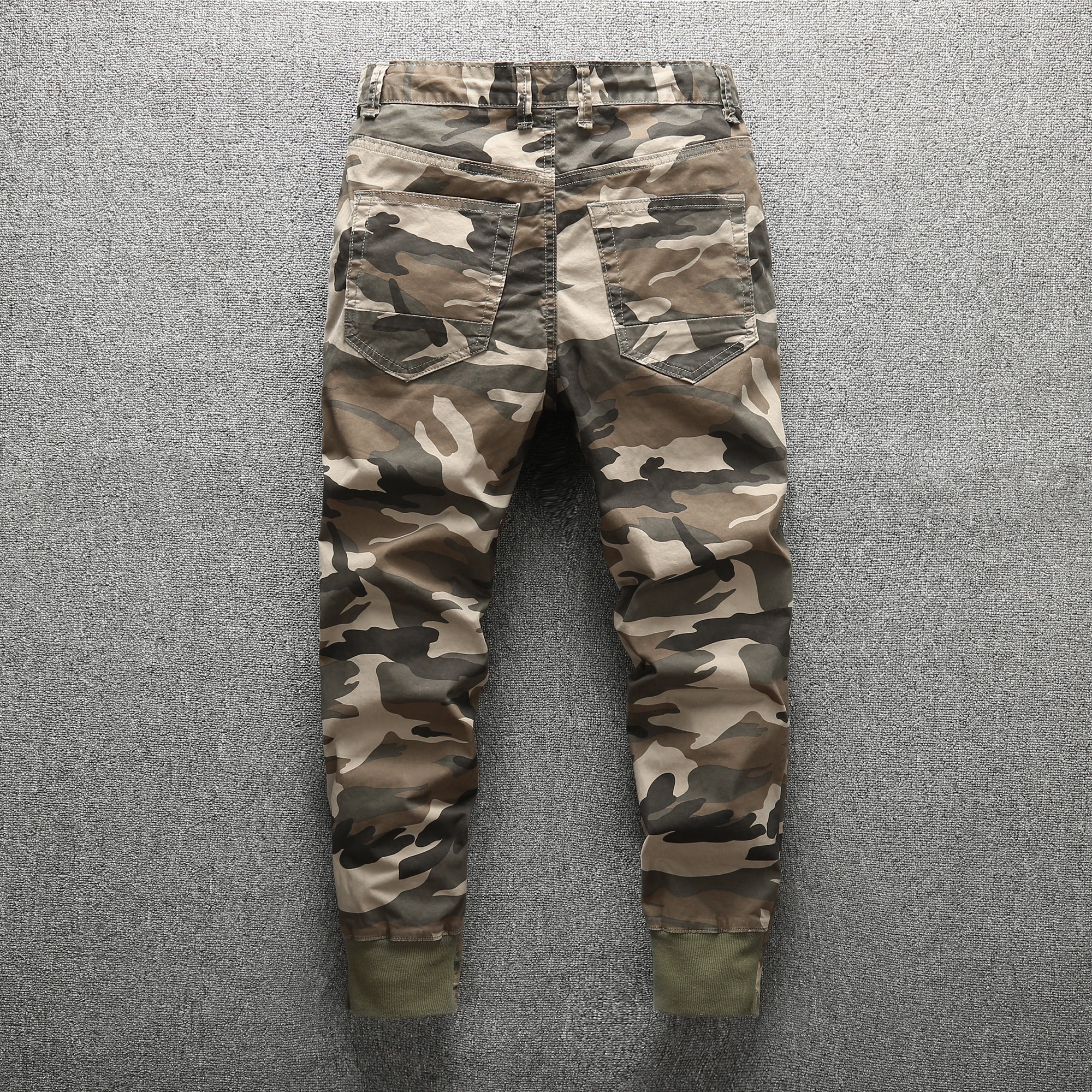 OEM Custom Camo Uniform Combat Wood Land Camouflage Ripstop Trousers Cargo Pants Trousers for Men