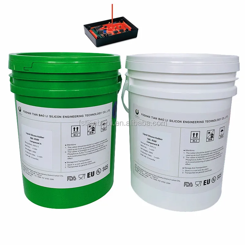 Food Grade RTV2 platinum mould making liquid silicone rubber to Make Prosthetic Appliance