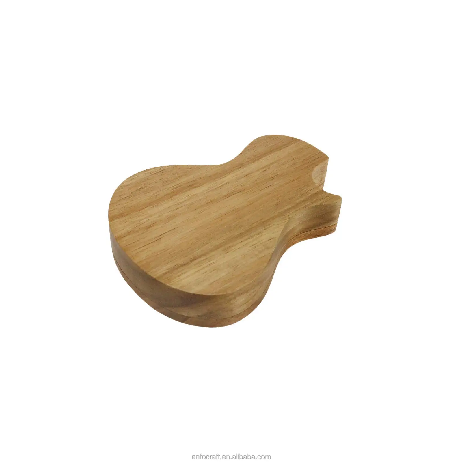 Guitar Picks Box Wooden Guitar Pick Storage Box Holder Plectrum Container with 3pcs Guitar Picks art design