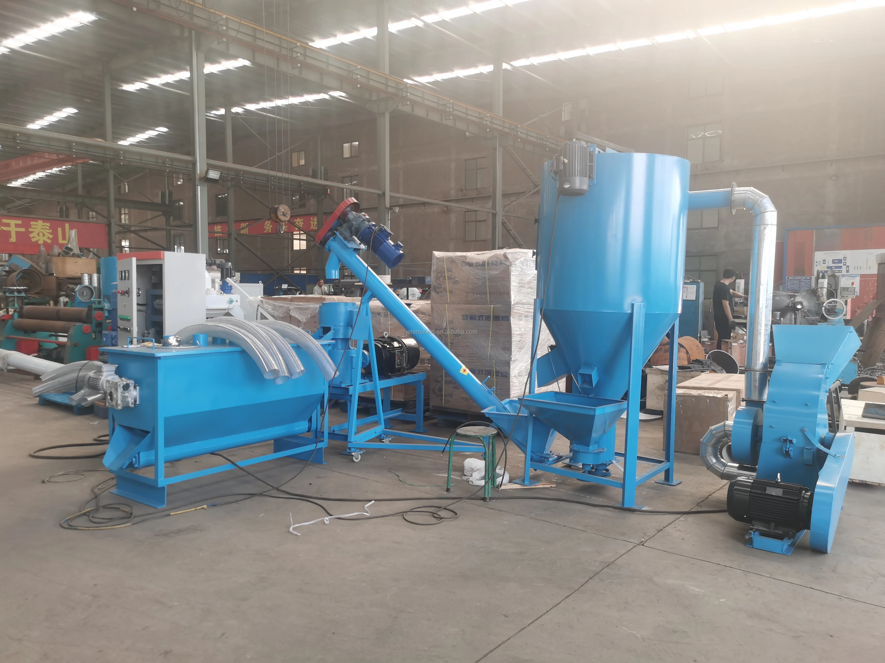 Eternalwin SZLH 250 animal feed plant 1-2t/h poultry feed pellet production line machine