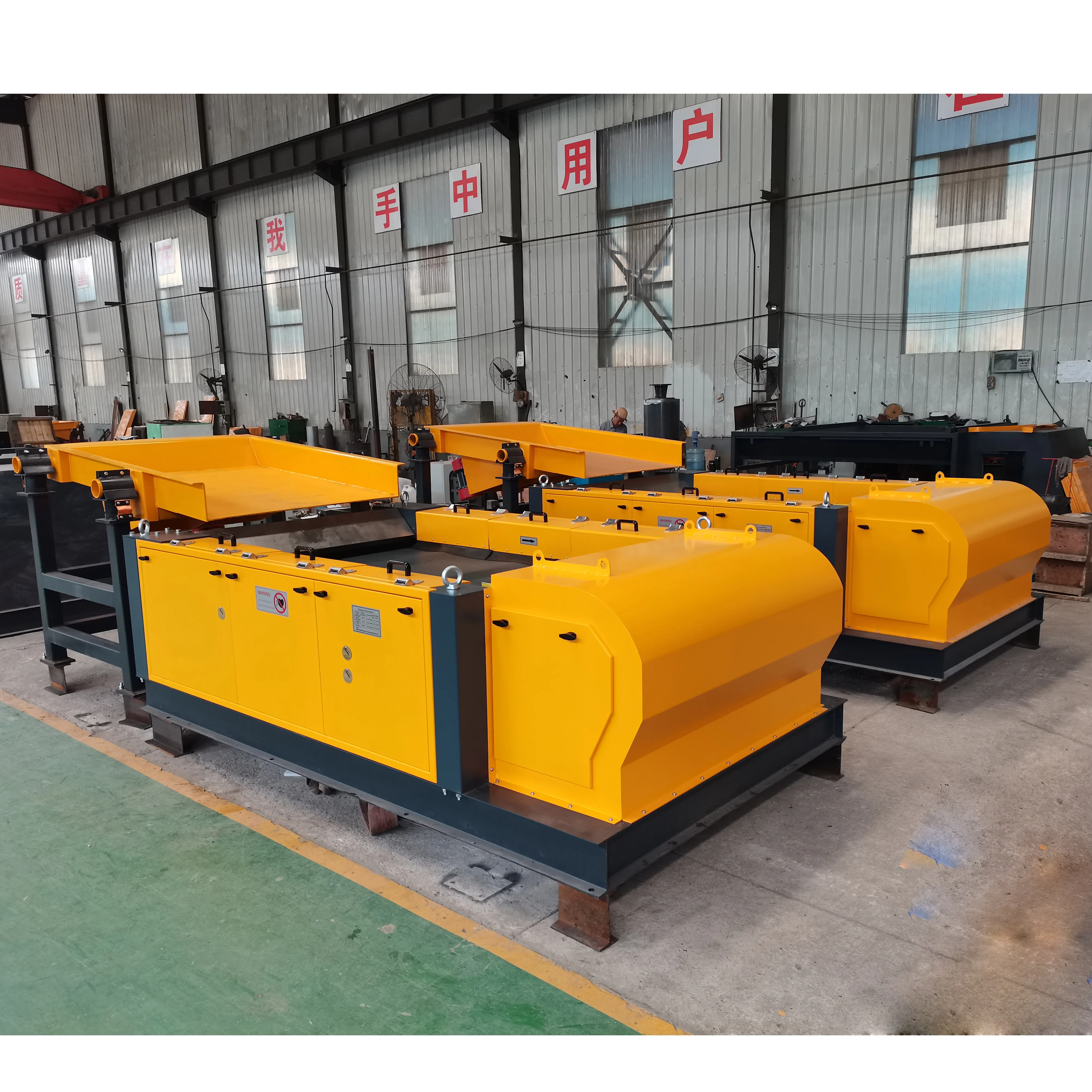 e waste recycling machinery  metal removal equipment for waste treatment eddy current separation aluminum plastic