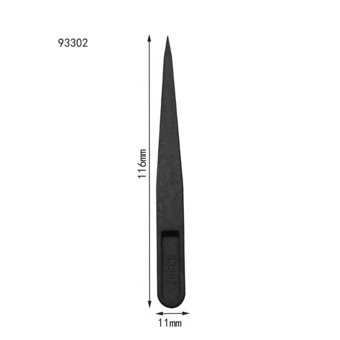 Hand Repair Tools Factory Cleanroom Lab Use Electric Antistatic ESD Conductive Plastic Tweezers