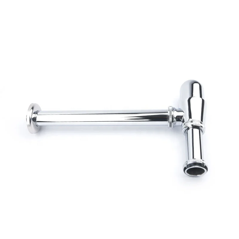Bottle Siphon for Wash Basin Bathroom Round Brass Main Trap Body