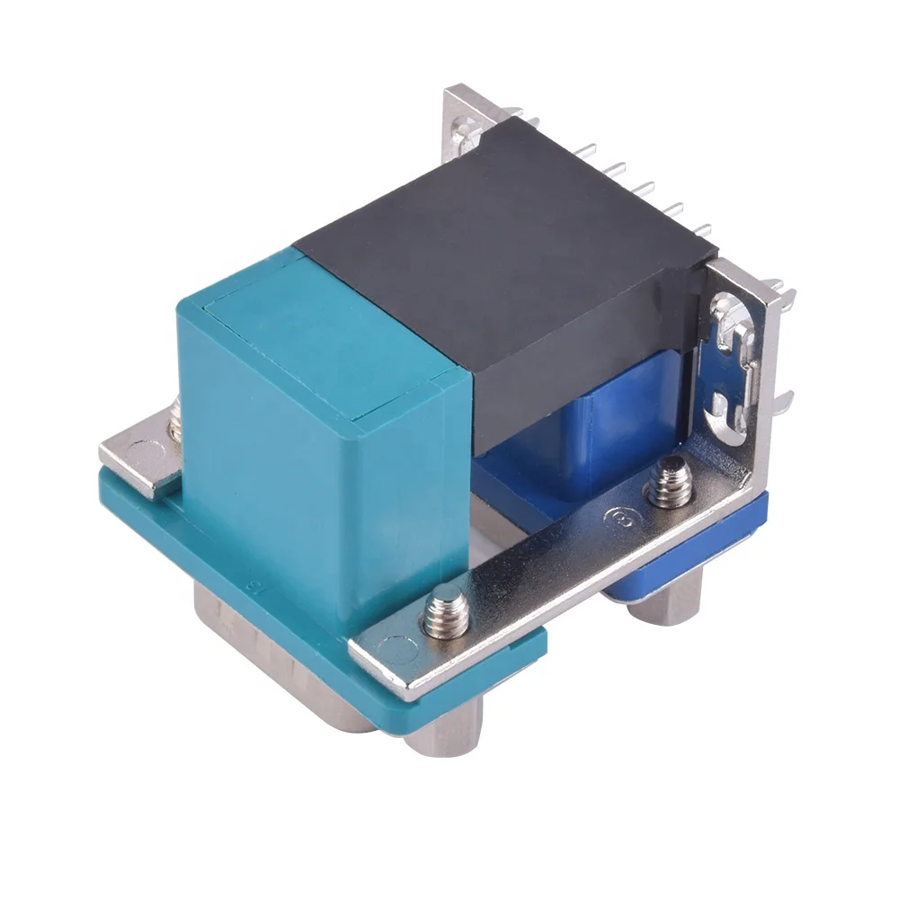 Dual Port Conjoined DR9 Male To HDR15 Female D-SUB VGA Connector For Video Port